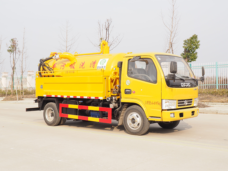 藍牌多利卡清洗吸污車