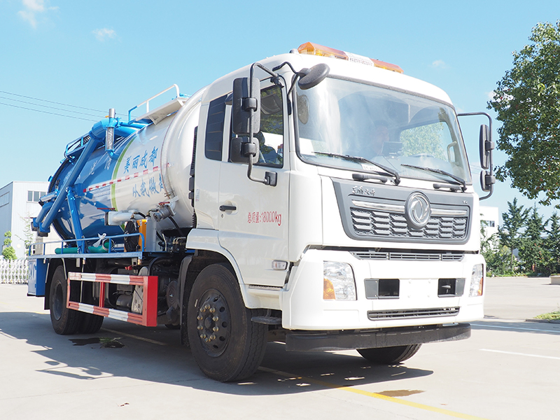 東風天錦國六清洗吸污車4700 白藍