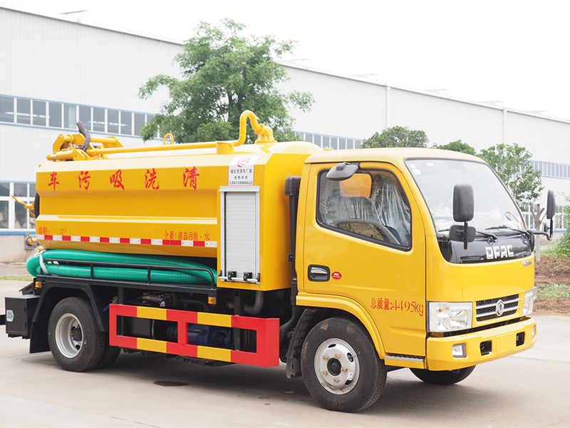 多利卡3308軸距藍牌 清洗吸污車